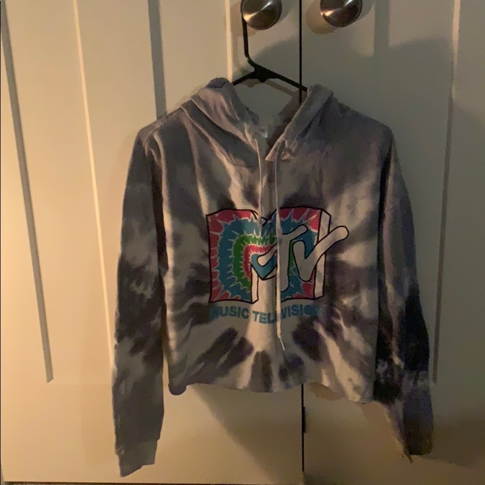 Cropped MTV hoodie